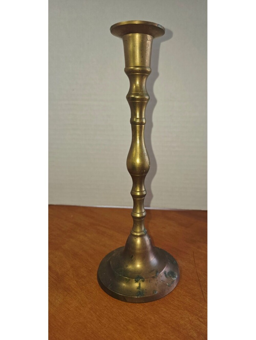 Vintage brass candlestick holder
